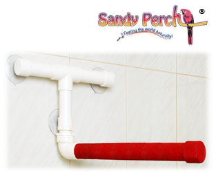 Parrotopia Sandy Forked Perch Pet Parrot Conditioning Perches 