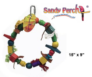 Sandy Perch  ::  Coating the World Naturally  :: The finest conditioning perches for your bird, parrots, macaws, parakeets, etc. ::  Made with 100% FDA approved ingredients!